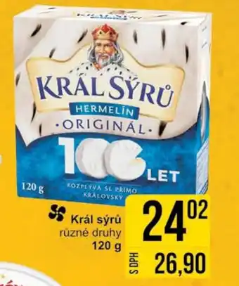 Jip Král sýrů různé druhy 120 g nabídka