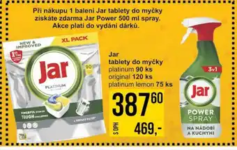 Jip Jar tablety do myčky nabídka