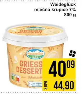 Jip Weideglück mléčná krupice 7% 800 g nabídka