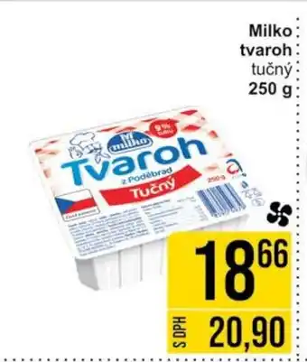 Jip Milko tvaroh tučný 250 g nabídka