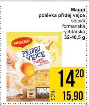 Jip Maggi polévka přidej vejce nabídka