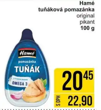 Jip Hamé tuňáková pomazánka original pikant 100 g nabídka