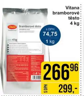 Jip Vitana bramborové těsto 4 kg nabídka