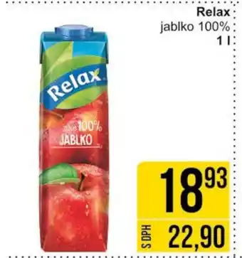 Jip Relax jablko 100% 1 l. nabídka