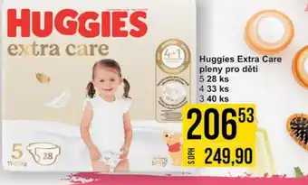 Jip Huggies Extra Care pleny pro děti nabídka