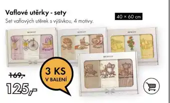 Vaflové utěrky - sety