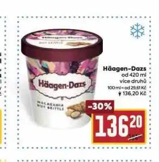 Billa Haagen-dazs zmrzlina nabídka