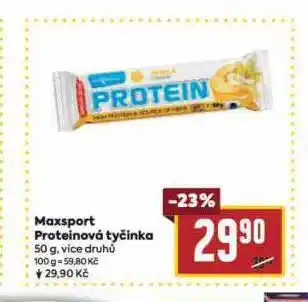 Billa Maxsport proteinová tyčinka nabídka