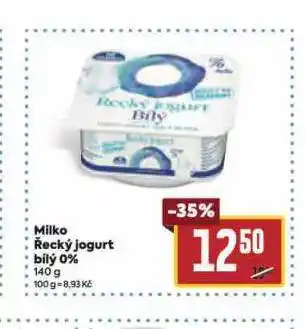 Billa Milko řecký jogurt nabídka