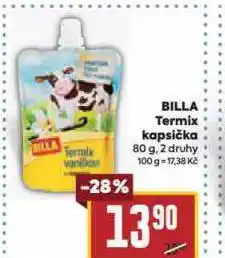 Billa Termix kapsička nabídka