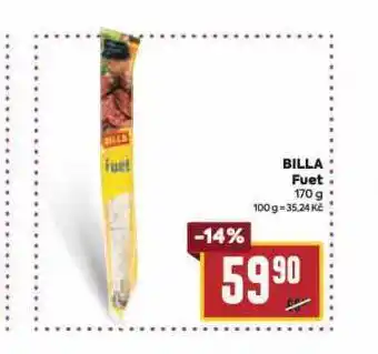 Billa Fuet nabídka
