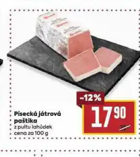 Billa Písecká játrová paštika nabídka