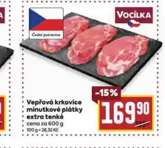Billa Vepřová krkovice nabídka