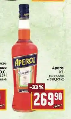 Billa Aperol nabídka