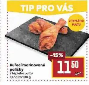 Billa Kuřecí marinované paličky nabídka
