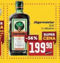 Billa Jagermeister nabídka