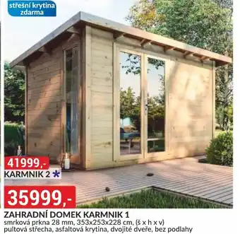 Baumax ZAHRADNÍ DOMEK KARMNIK 1 nabídka