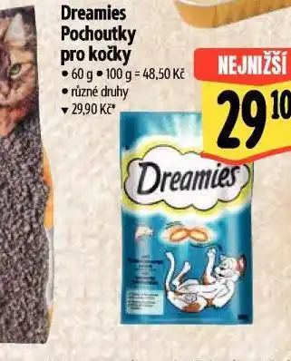 Albert Dreamies pochoutky pro kočky nabídka