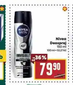 Billa Nivea deodorant nabídka