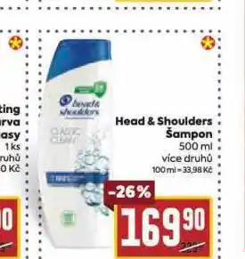 Billa Head & shoulders šampon nabídka