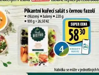 Albert Pikantní kuřecí salát s černou fazolí nabídka