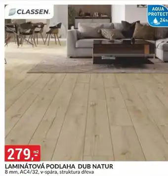 Baumax LAMINÁTOVÁ PODLAHA DUB NATUR nabídka