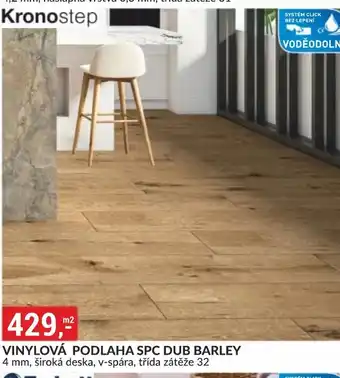 Baumax VINYLOVÁ PODLAHA SPC DUB BARLEY nabídka