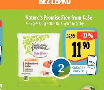 Albert Free from kaše nabídka