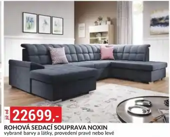 Baumax ROHOVÁ SEDACÍ SOUPRAVA NOXIN nabídka
