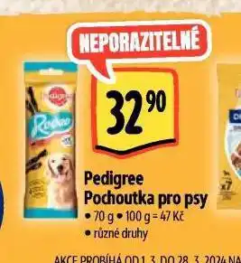Albert Pedigree pochoutky pro psy nabídka