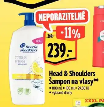 Albert Head & shoulders šampon nabídka