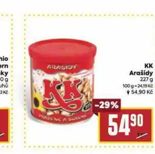 Billa Kk arašídy nabídka