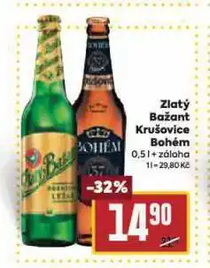 Billa Pivo zlatý bažant nabídka