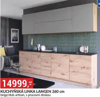 Baumax KUCHYŇSKÁ LINKA LANGEN 260 cm nabídka