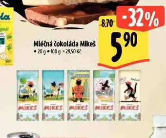 Albert Mléčná čokoláda mikeš nabídka
