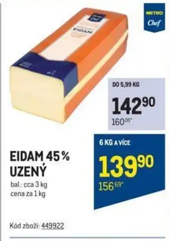 Makro EIDAM 45% UZENÝ nabídka