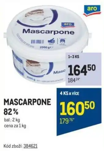 Makro MASCARPONE 82% nabídka