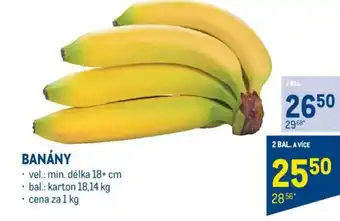 Makro BANÁNY nabídka