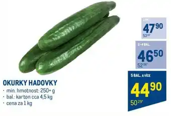 Makro OKURKY HADOVKY nabídka