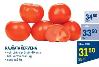 Makro RAJČATA ČERVENÁ nabídka