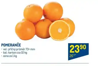 Makro POMERANČE nabídka