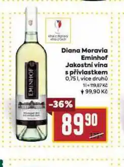 Billa Diana moravia eminhof nabídka