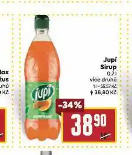 Billa Jupí sirup nabídka