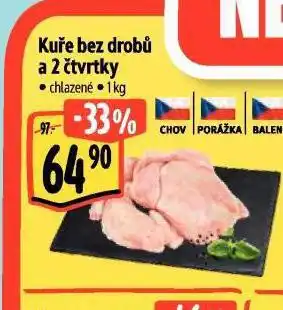 Albert Kuře bez drobů a 2 čtvrtky nabídka