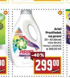 Billa Ariel prací prostředek nabídka