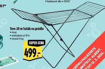 Albert Sušák na prádlo nabídka
