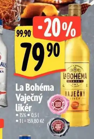 Albert La bohéma vaječný likér nabídka