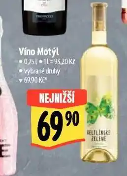 Víno motýl