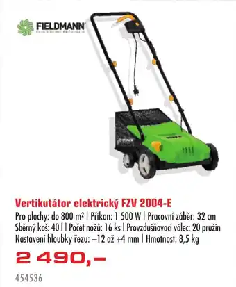 Uni Hobby Vertikutátor elektrický FZV 2004-E nabídka