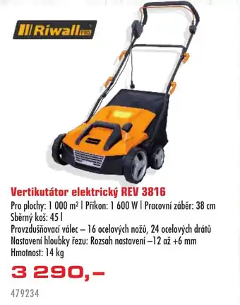 Uni Hobby Vertikutátor elektrický REV 3816 nabídka